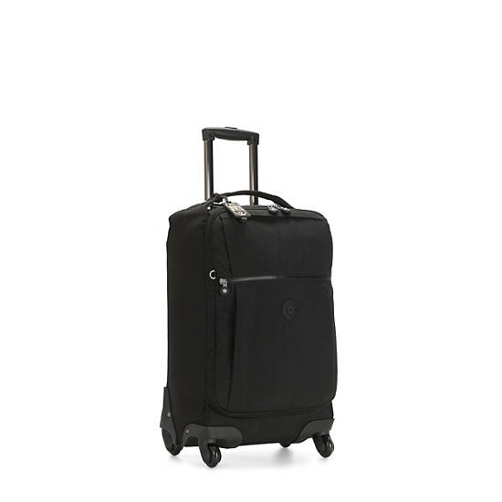 Kipling Darcey Small Carry-On Rolling Bőröndök Fekete | HU 1742BE